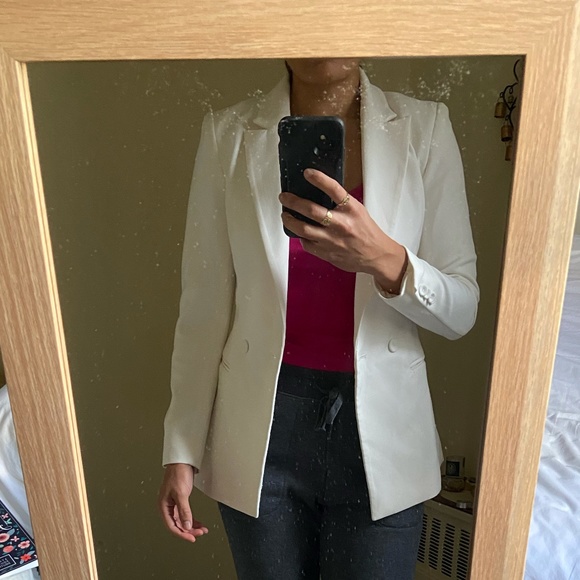 Off White/Cream H&M Blazer Size 0